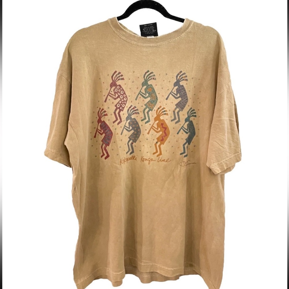 Kokopelli Konga Line Vintage 1994 Men's Large/XL T-Shirt